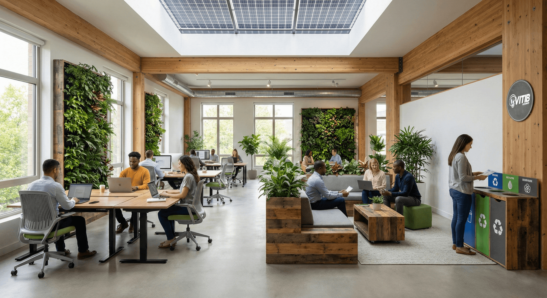 Espace de travail Éco-Friendly